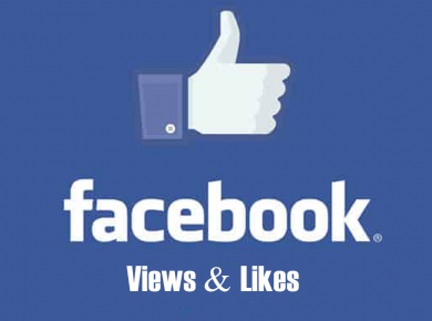 Facebook views and likes