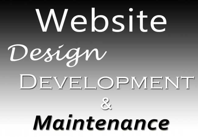 Website design, development and maintenance